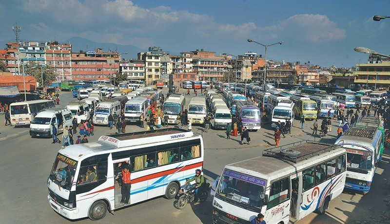 आज साँझदेखि काठमाडौंबाट यात्रु बस चल्न दिने तयारी