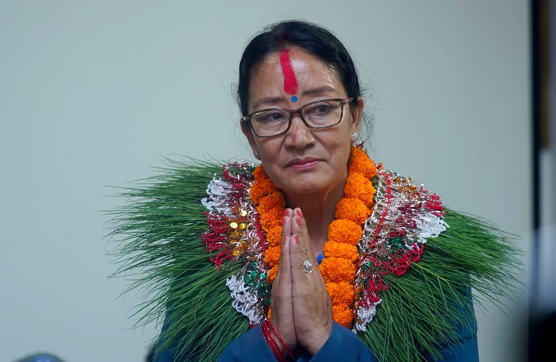 गण्डकी प्रदेशबाटै प्रतिनिधिसभा सदस्यमा एकमात्र महिला उम्मेदवार वीना गुरुङ राष्ट्रिय स्वतन्त्र पार्टीबाट निर्वाचित