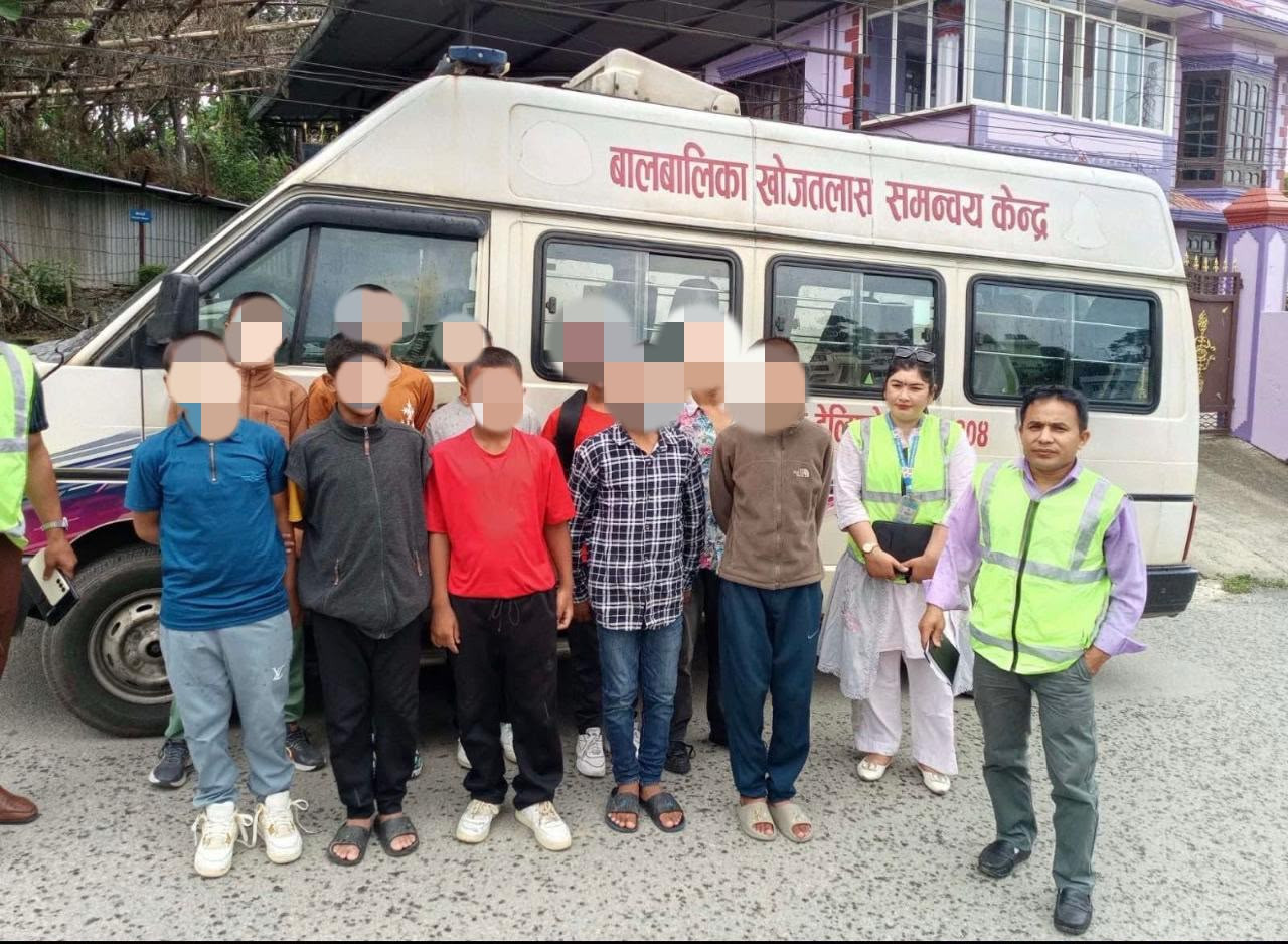 सडक बालबालिका मुक्त नेपाल बनाउने राष्ट्रिय लक्ष्यअनुरूप दैनिक गस्ती तथा उद्धार कार्य तीव्र गतिमा सञ्चालन