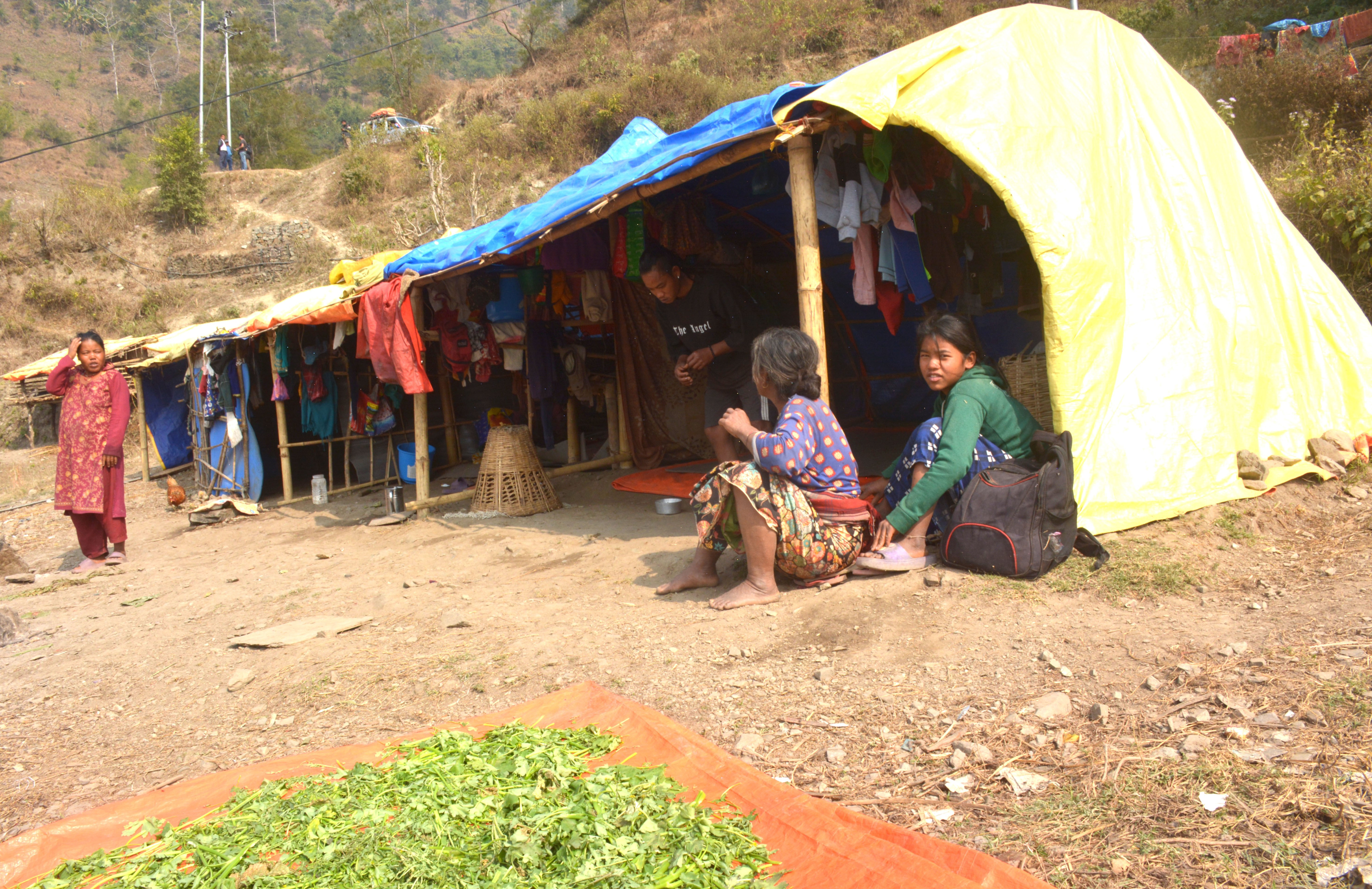 बाढी पीडित त्रिपालको भरमा , संघले सहयोग गर्ने आशमा स्थानीय सरकार