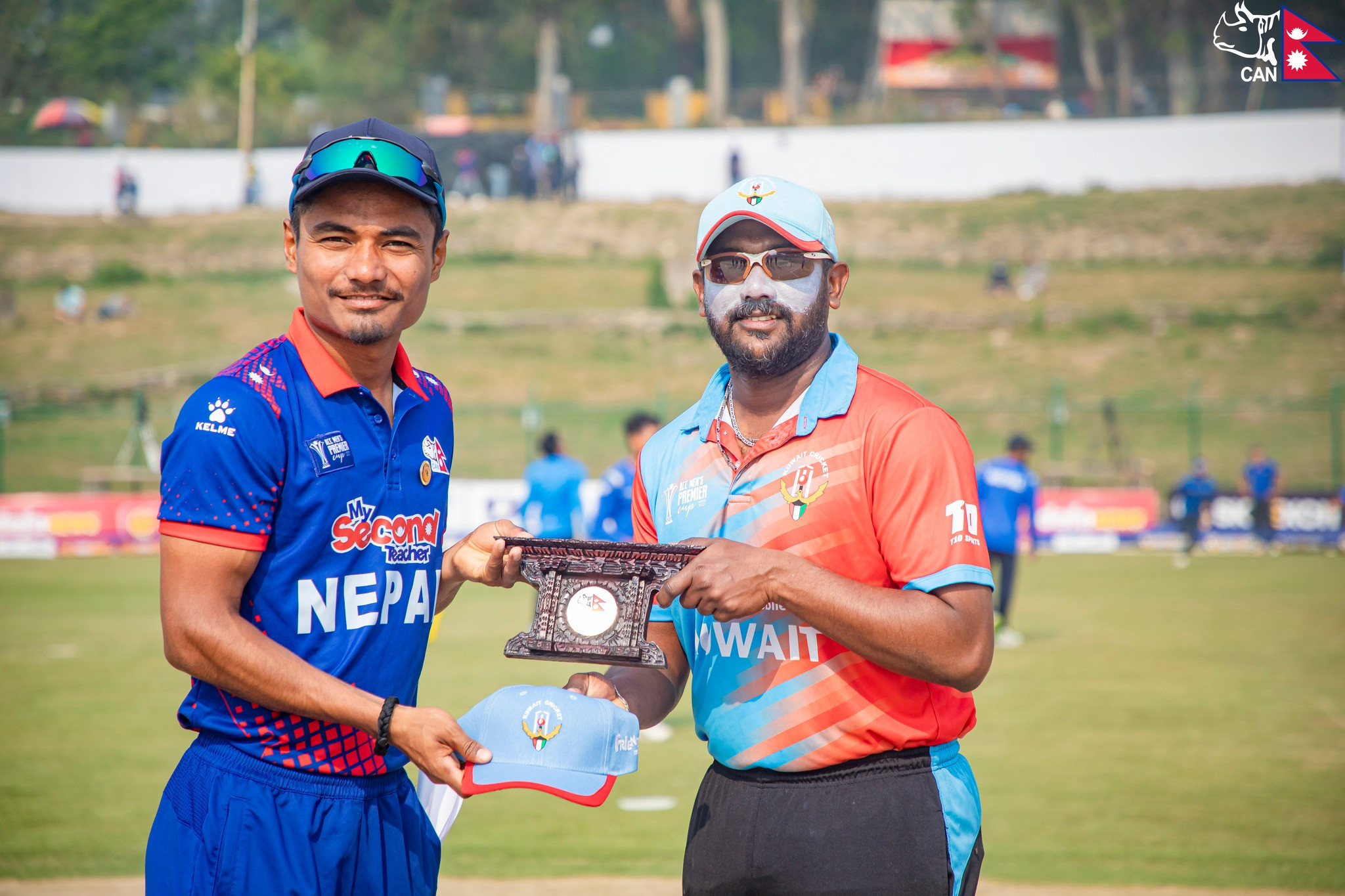 कुवेतबिरुद्ध नेपालले पहिला ब्याटिङ गर्दै, गुल्शन झा बाहिरिँदा करणको इन्ट्री