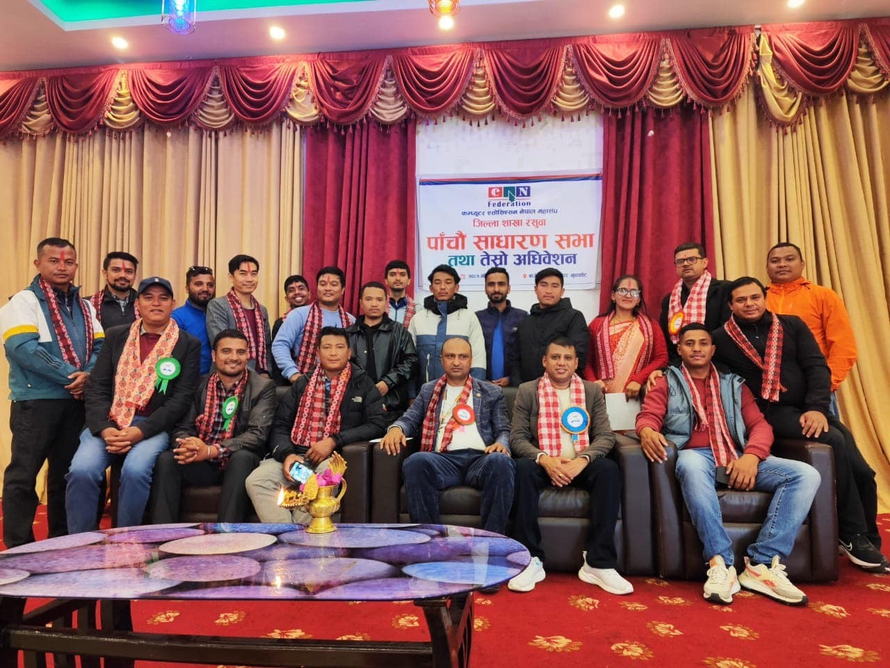 क्यान महासंघ रसुवा शाखाको तेस्रो अधिवेशनमा सुविन्द्र जोशी अध्यक्ष, सन्जीव तामाङ सचिव निर्वाचित