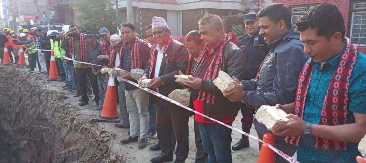 सूर्यविनायक–साँगा  ६ लेन सडकखण्डको बिस्तार शुरु