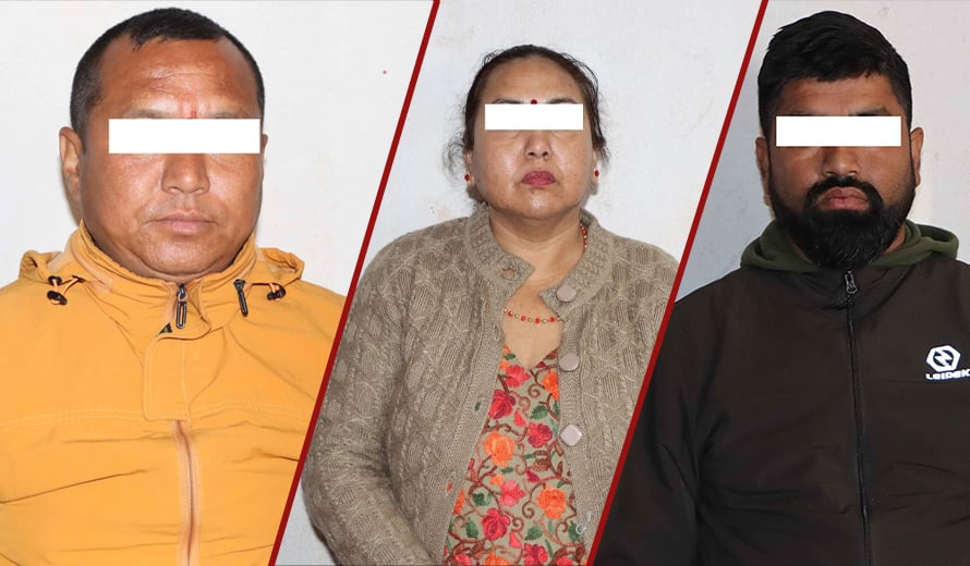 सुनका गहना विदेश पठाउँने भन्दै ७ करोड बढी ठगेको आरोपमा चार जना पक्राउ