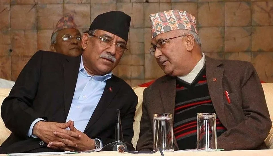 प्रधानमन्त्री प्रचण्ड र एमालेका नेता केपी शर्मा ओलीबिच मंगलबार भेट वार्ता