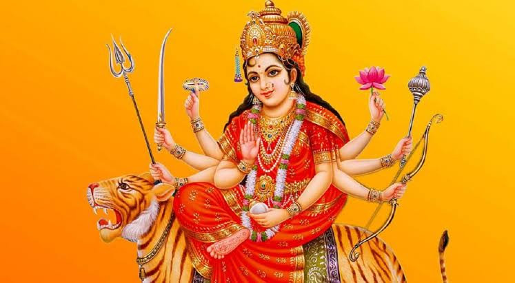 नवरात्रको तेस्रो दिन आज नौ दुर्गामध्येकी तेस्रो चन्द्रघण्टा देवीको पूजा आराधना गरिँदैछ