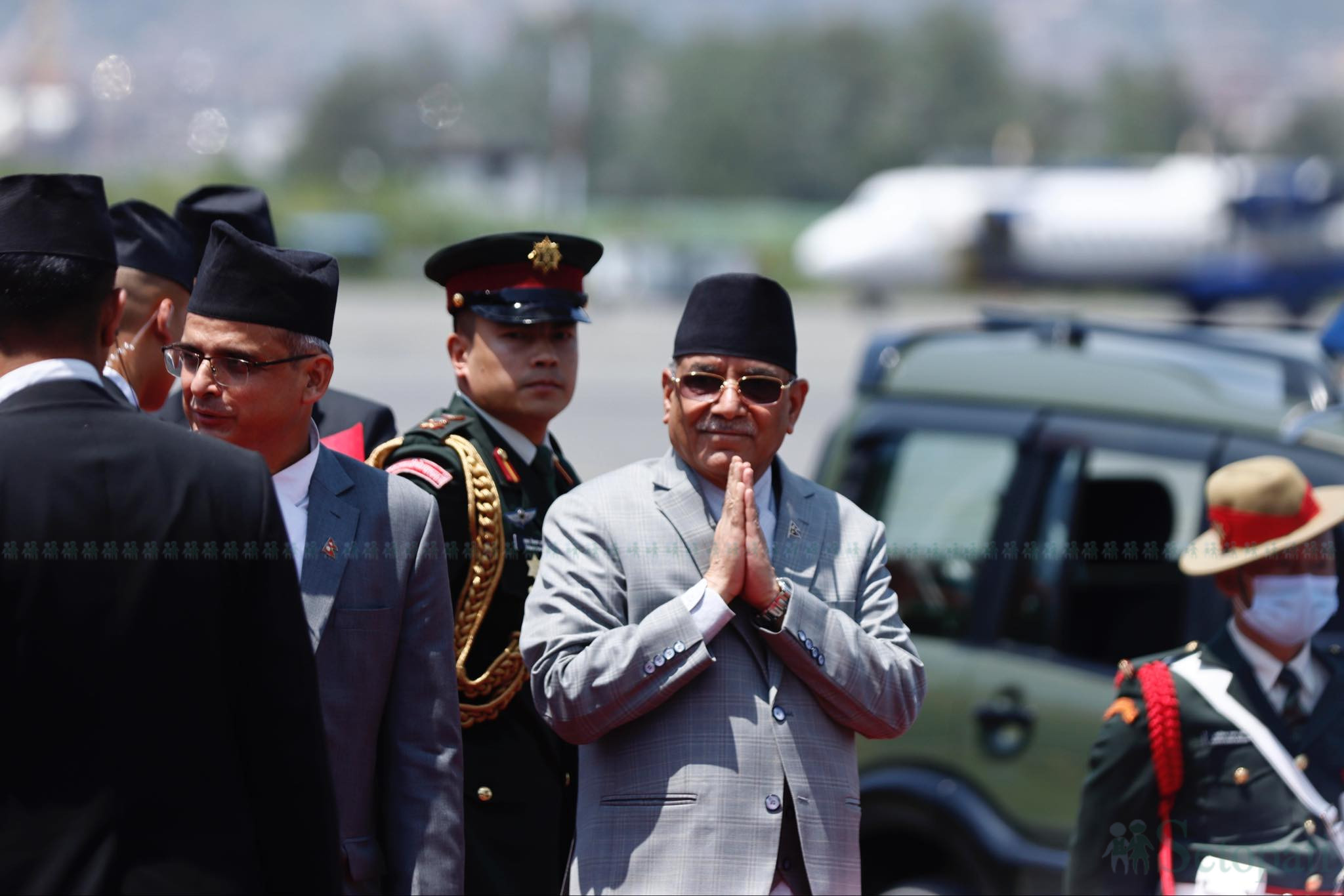 अमेरिका भ्रमण टोलीको संख्या घटाउन , प्रधानमन्त्री प्रचण्डको निर्देशन