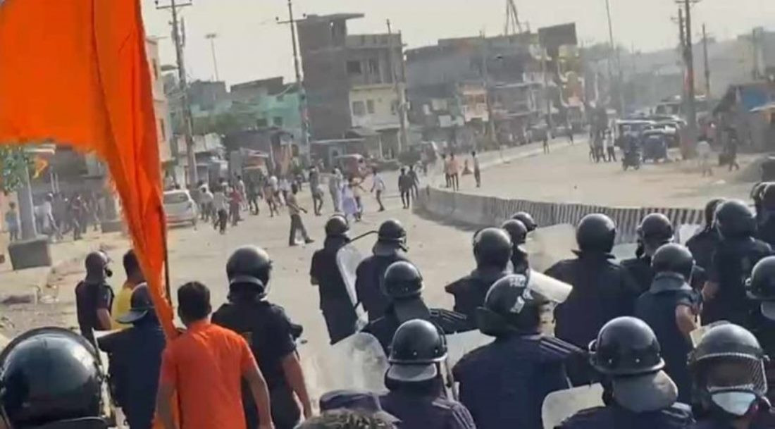 विराटनगरमा तनाव, प्रहरीद्वारा हवाई फायर
