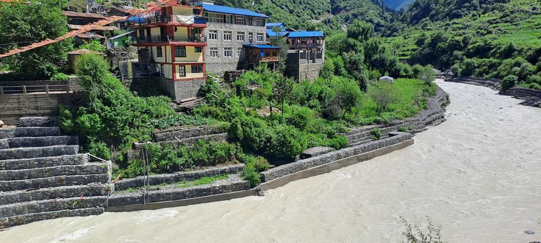 तटबन्धबाट सुरक्षित तिल्चे गाउँ