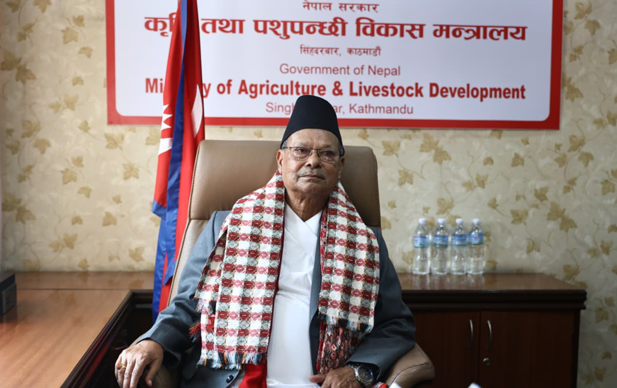 मल अभावको समस्या हटाउने प्रयास गर्छु ; कृषि मन्त्री मदन परियार