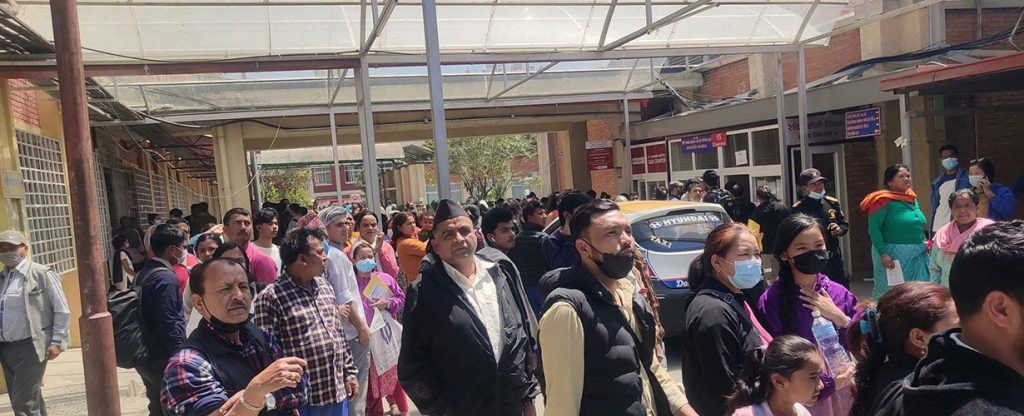 त्रिवि शिक्षण अस्पतालभित्र विष्फोट
