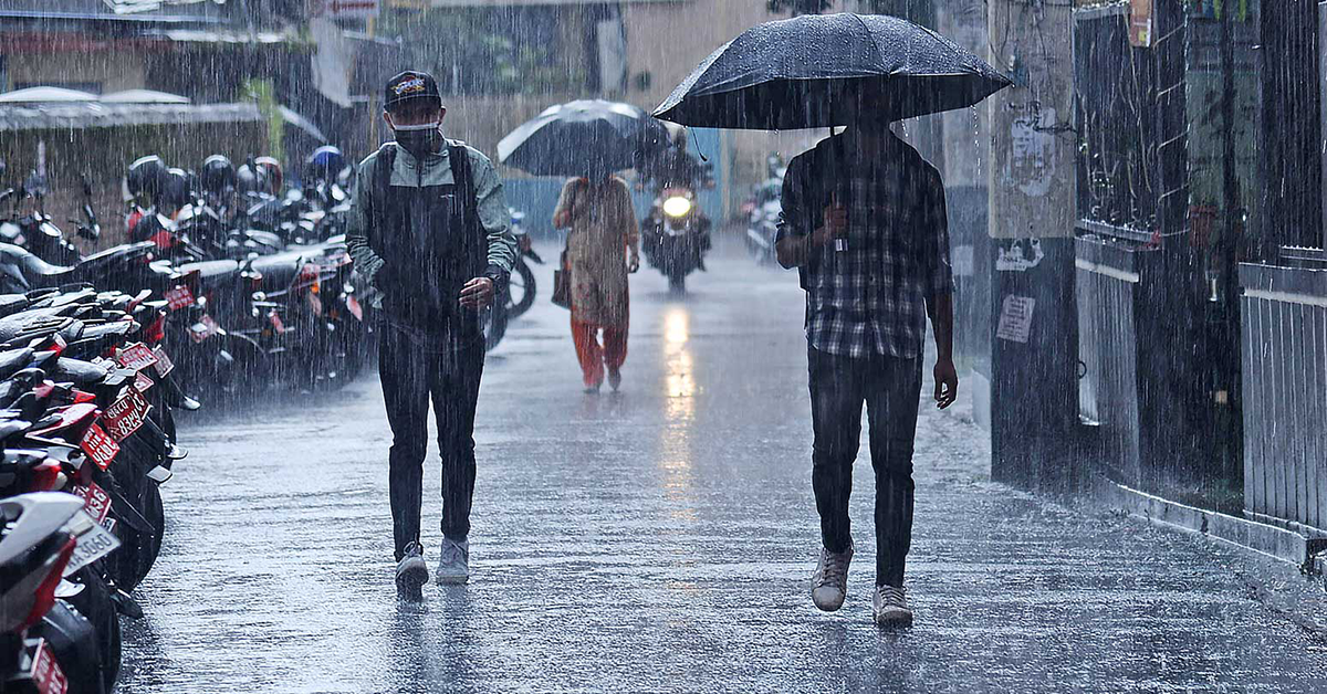 मंगलबार र बुधबार कोशी र गण्डकी प्रदेशका केही ठाउँमा ठूलो पानी पर्ने सम्भावना