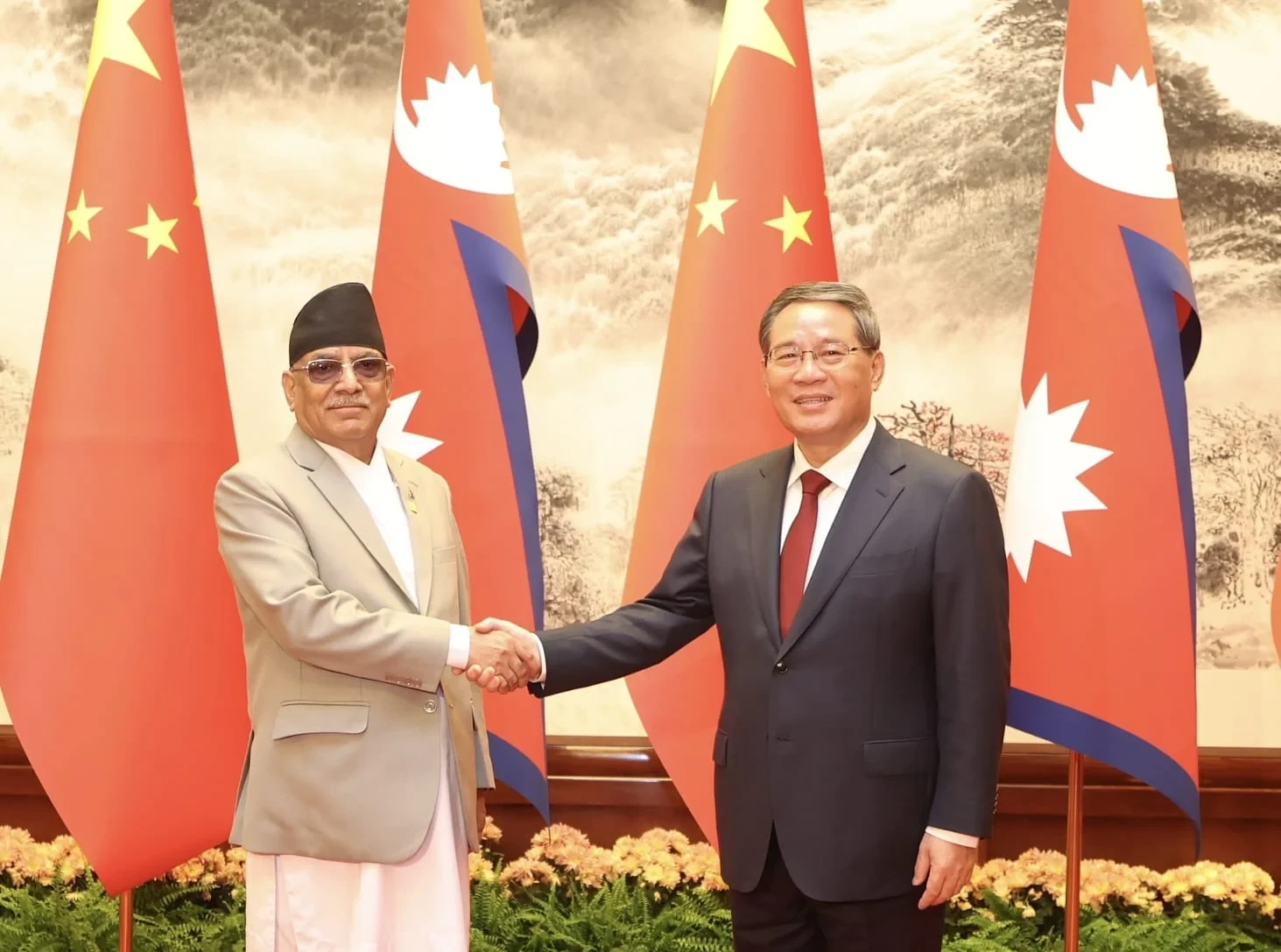 नेपाल र चीनबीच १३ बुँदे समझदारी