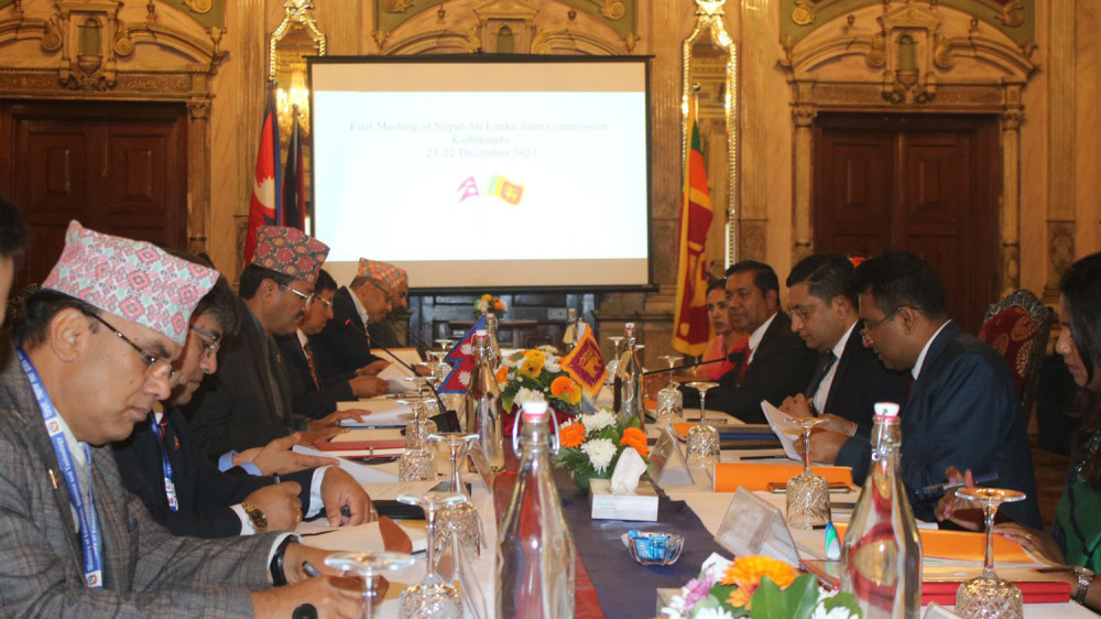 नेपाल श्रीलंका आयोग बैठक : कोलम्बो लुम्बिनी उडानबारे छलफल