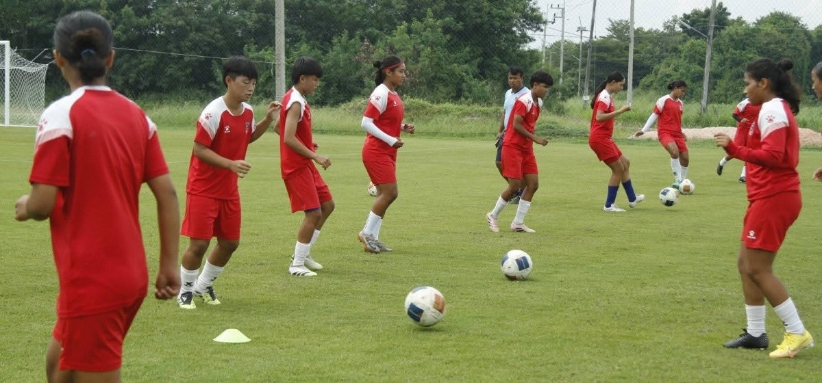 नेपालले भारत र इरान सम्मिलत त्रिदेशीय मैत्रीपूर्ण फुटबलमा आज घरेलु टोलीसँग खेल्दै