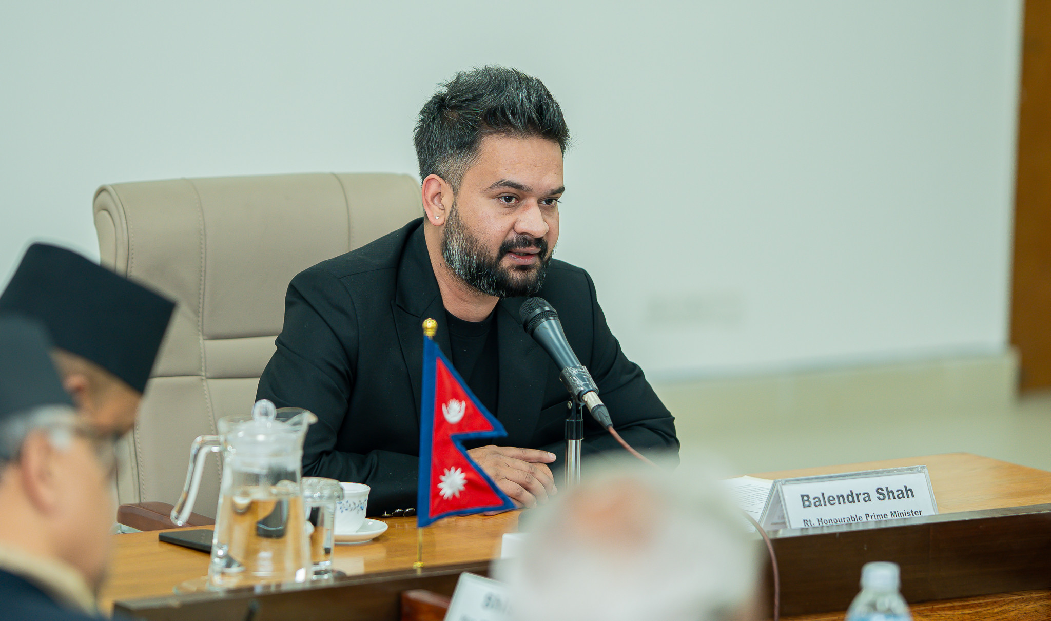 प्रधानमन्त्री वालेन्द्र शाहले आज विश्वविद्यालय र प्रतिष्ठानका उपकुलपतिहरूसँग छलफल गर्दै