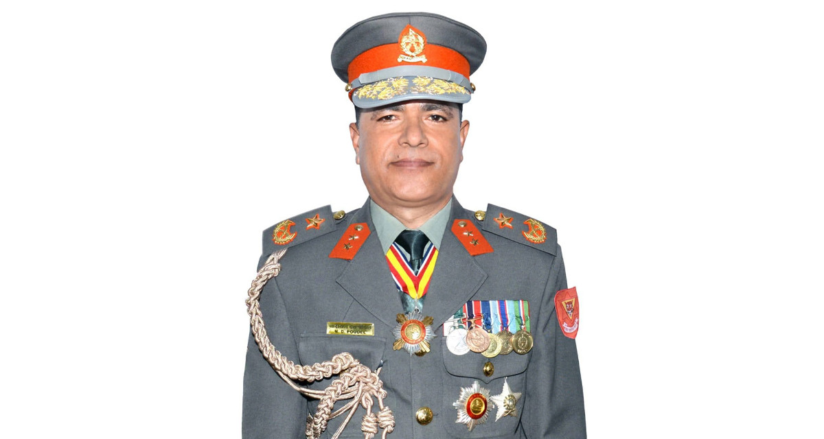 सशस्त्र प्रहरी बलको महानिरीक्षकमा नारायणदत्त पौडेल नियुक्त