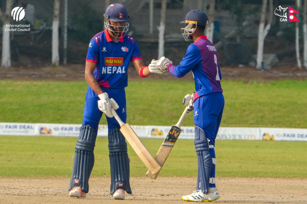 एसीसी यू—१९ प्रिमियर कप क्रिकेटमा नेपालद्दारा इरान विशाल अन्तरले पराजित
