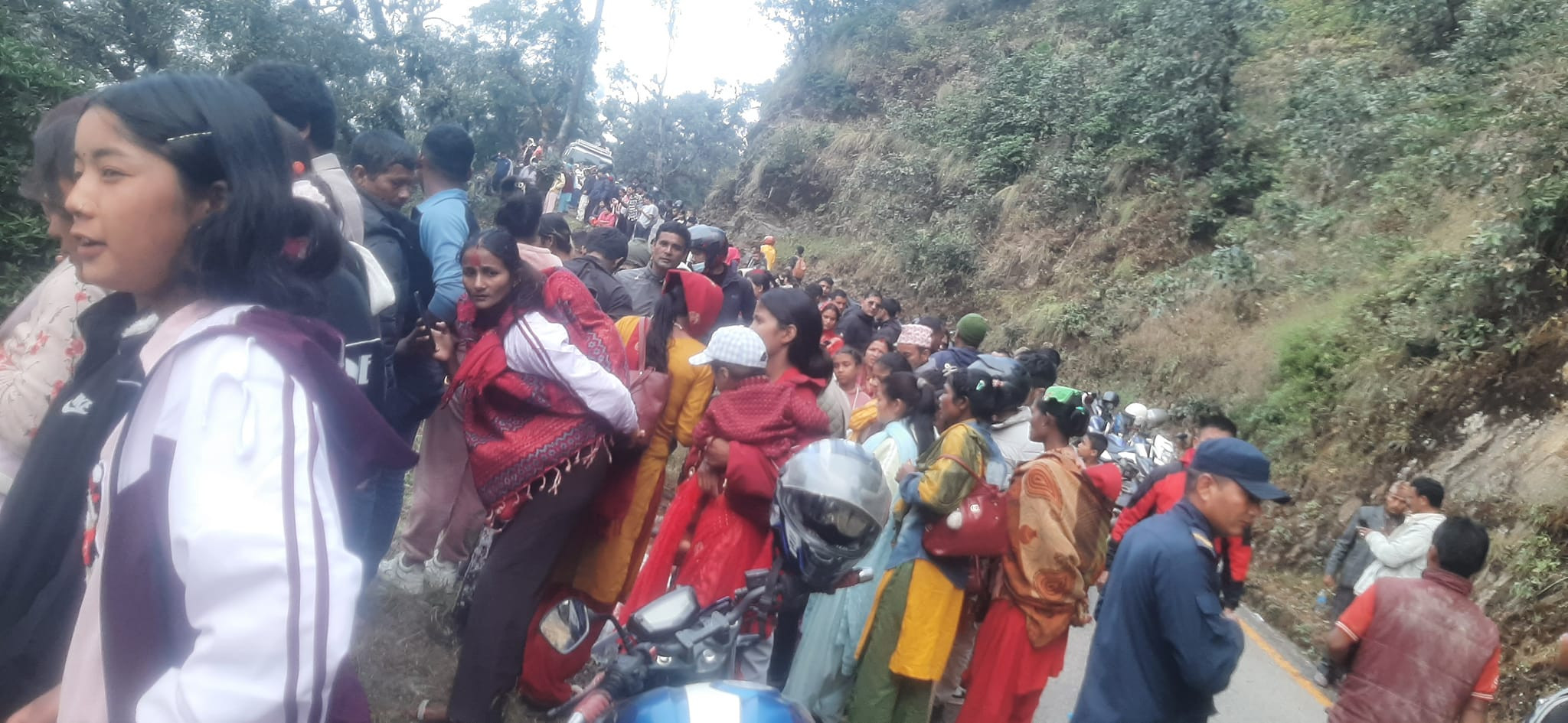 दैलेख–सुर्खेत फोर्स गाडी दुर्घटनाका घाइतेको पहिचान खुल्यो