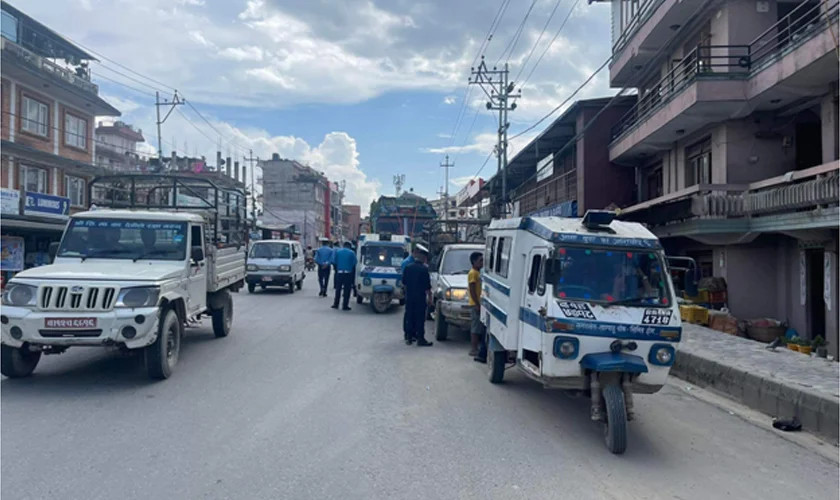 काठमाडौंका यी क्षेत्रमा आज सवारी साधन प्रवेश निषेध