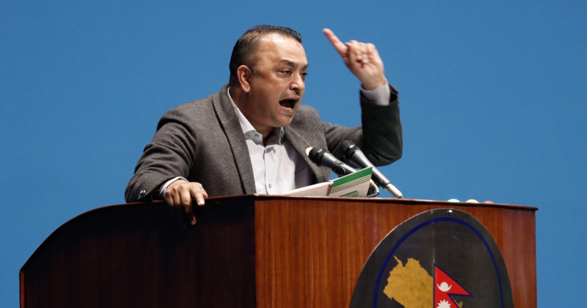 संसदमा गगन थापाले भने– बागदरबार र सिंहदरबारबीच टकराव नहोस्