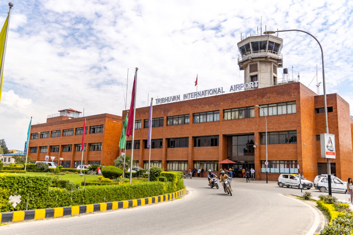 त्रिभुवन अन्तर्राष्ट्रिय विमानस्थल झन्डै एक घन्टा अवरुद्ध