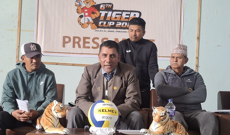 पोखरामा आउँदो माघ ९ देखि १७ गतेसम्म ‘टाइगर कप’ भलिबल प्रतियोगिता हुने