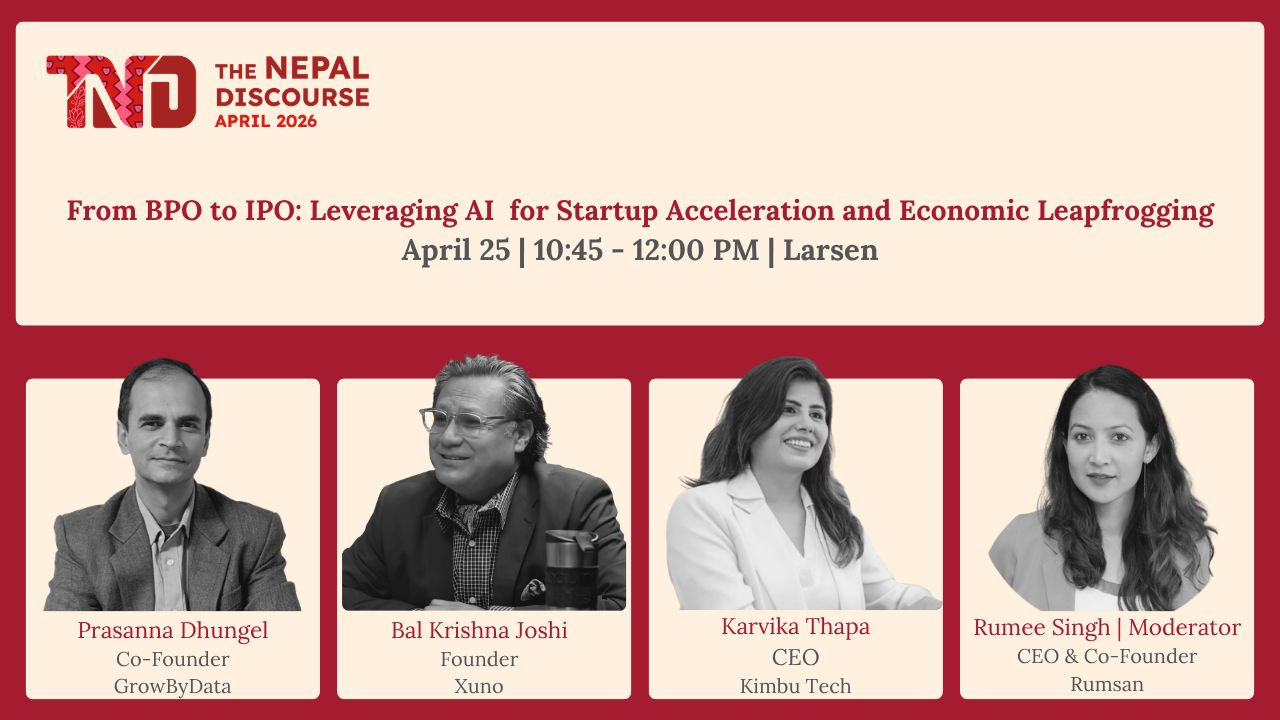 हार्वर्डमा करभिका थापाको सम्बोधन: एआई, स्टार्टअप र नेपालको आर्थिक रूपान्तरणबारे प्रस्तुति