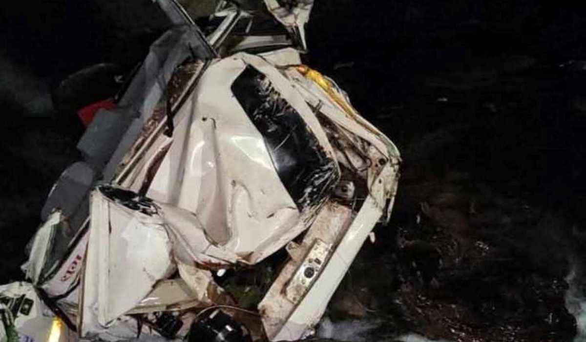 जाजरकोटको बाँसकोटमा बोलेरो जिप दुर्घटना हुँदा पाँच जनाको मृत्यु