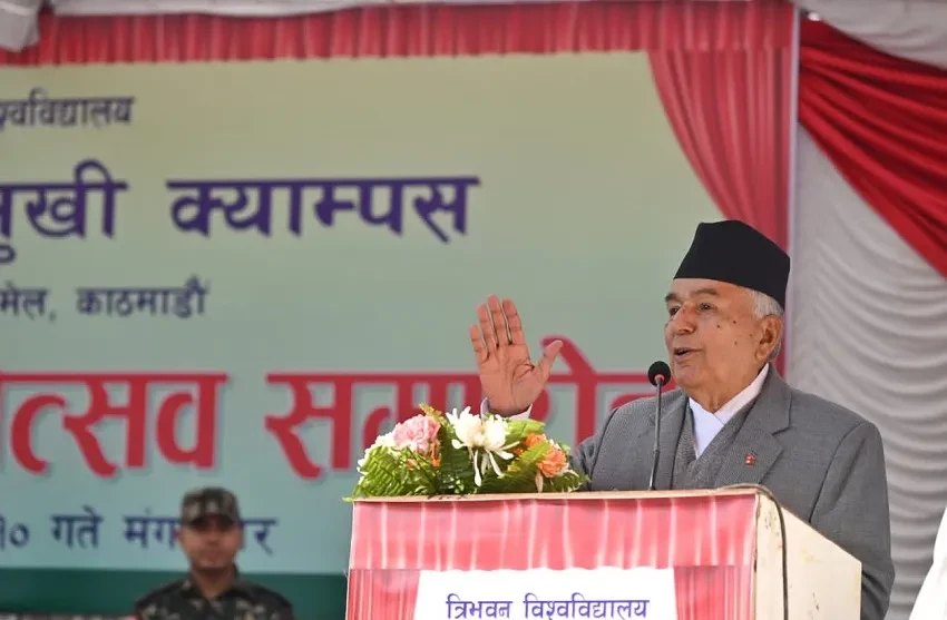 युवा विदेशिँदा गाउँ रित्तिदै गयो : राष्ट्रपति पौडेल