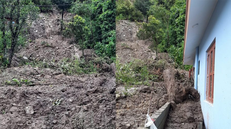 पहिरोमा पुरिएर भोजपुरमा एकको मृत्यु