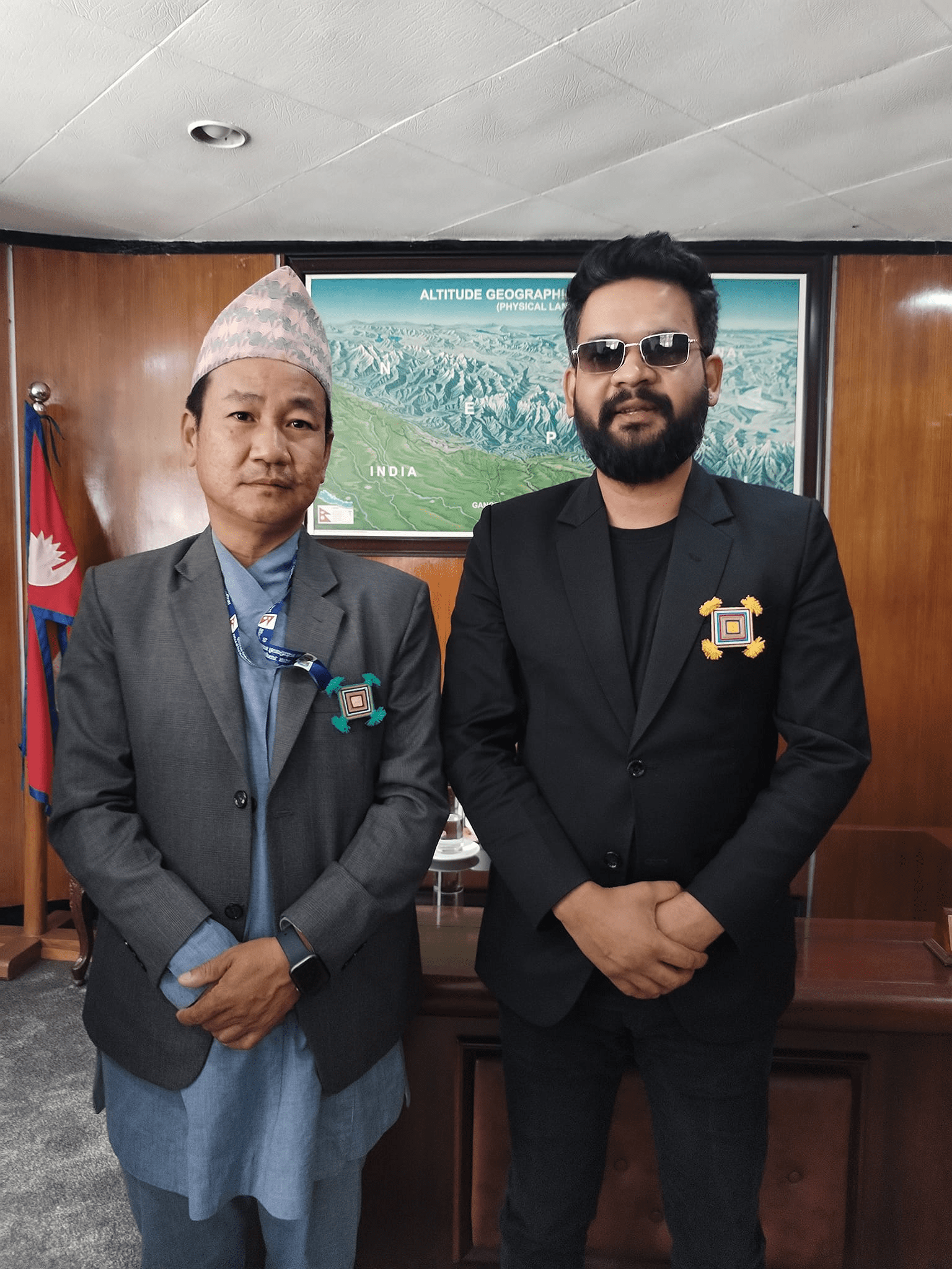 काठमाडौंका मेयर बालेन र धरानका मेयर हर्क साम्पाङबीच भेटवार्ता