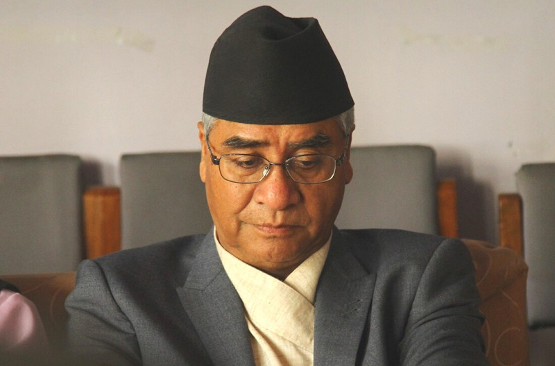 सभापति देउवाद्वारा  दुःख व्यक्त