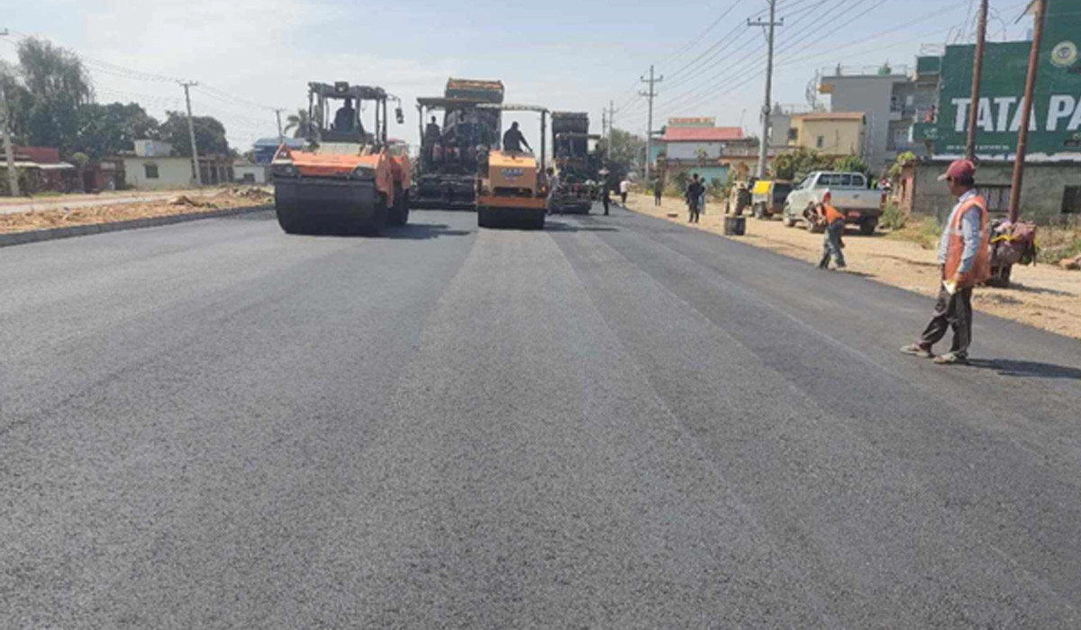 नारायणगढ–बुटवल सडकः पाँच वर्षमा पचास प्रतिशत काम पूरा