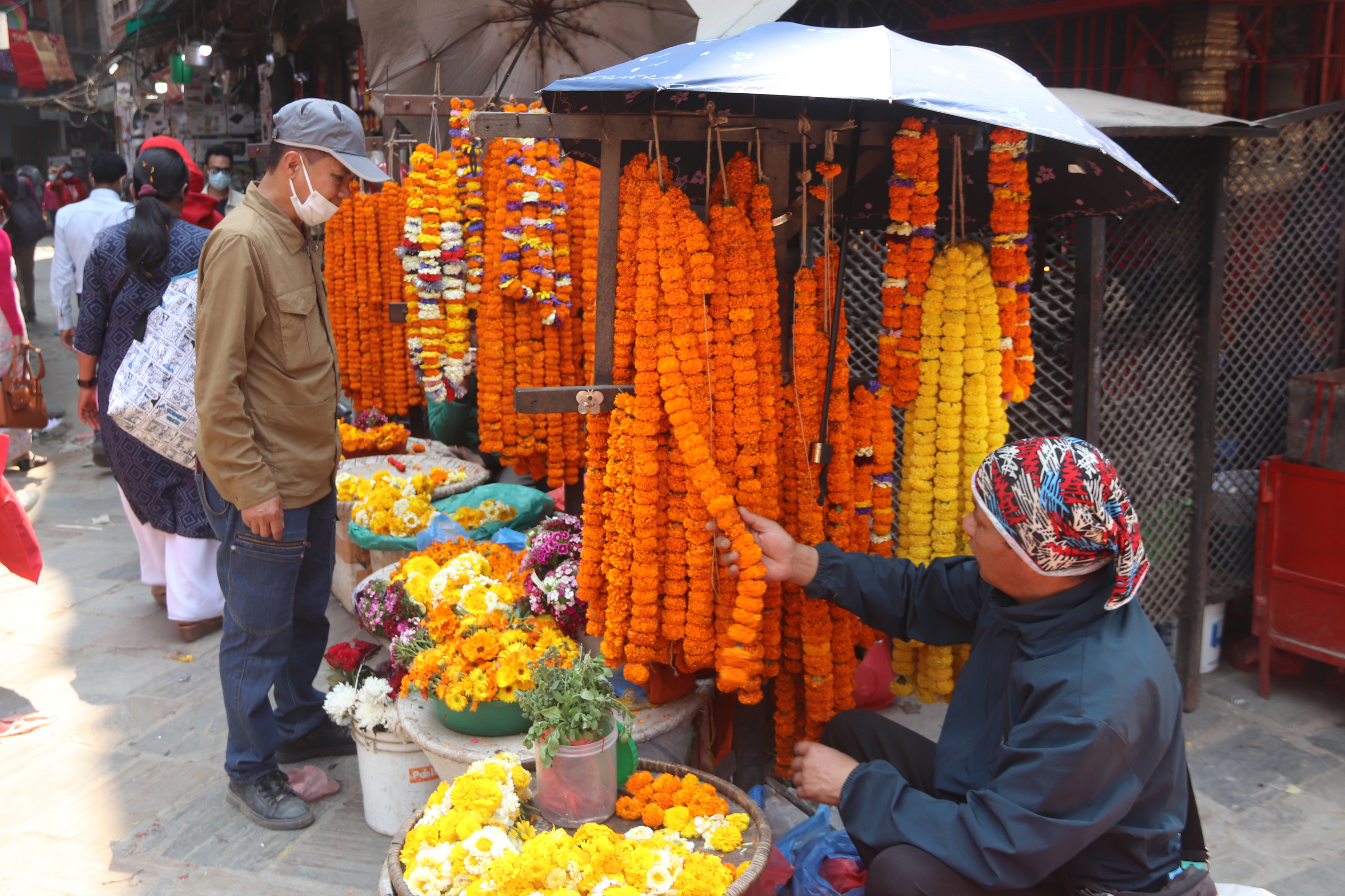 फूलमालाको व्यापार