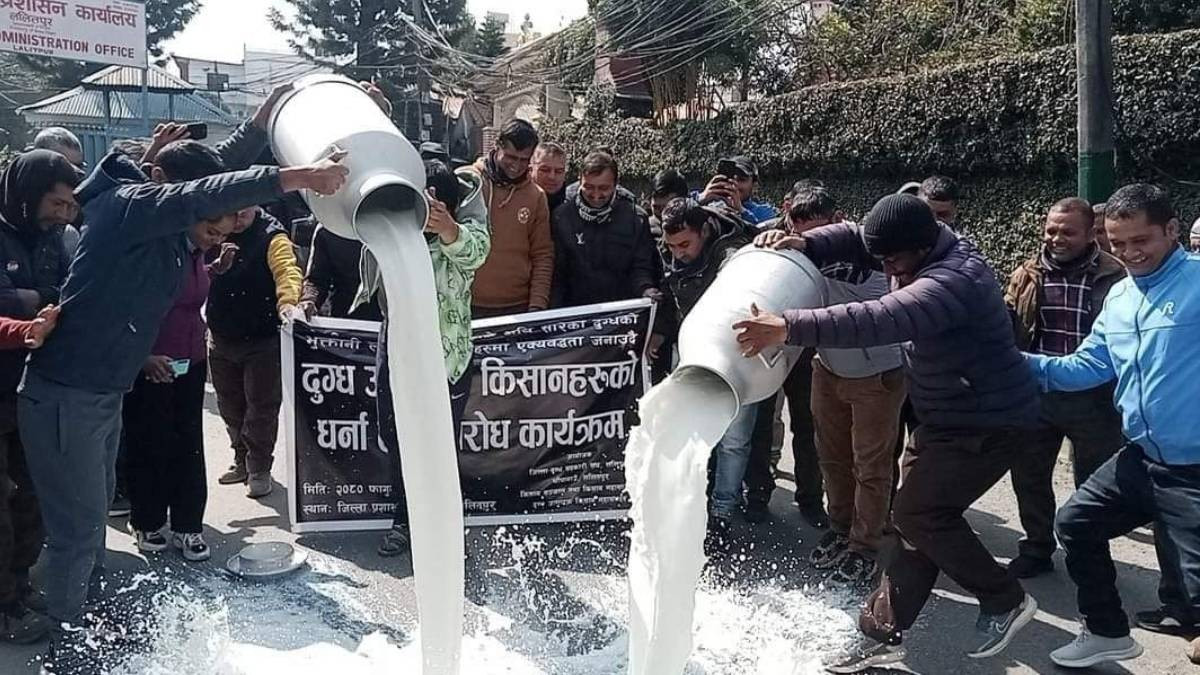 आन्दोलनमा उत्रिएका दुग्ध किसान र सरकारबीच ५ बुँदे सहमति