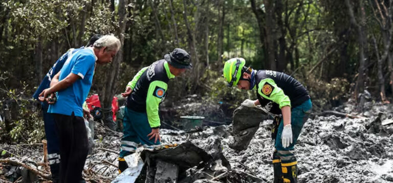 थाईल्याण्डमा विमान दुर्घटना हुँदा नौ जनाको मृत्यु