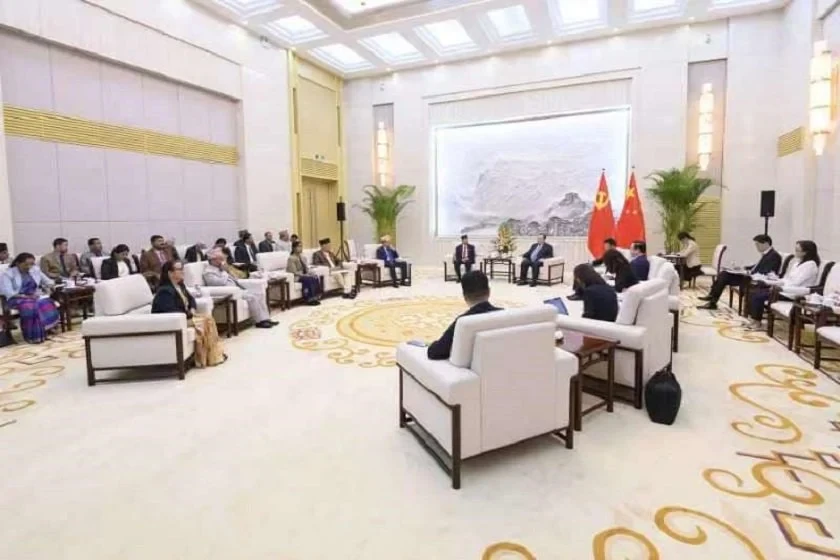 चुच्चे नक्साको चर्चा चल्यो बेइजिङमा