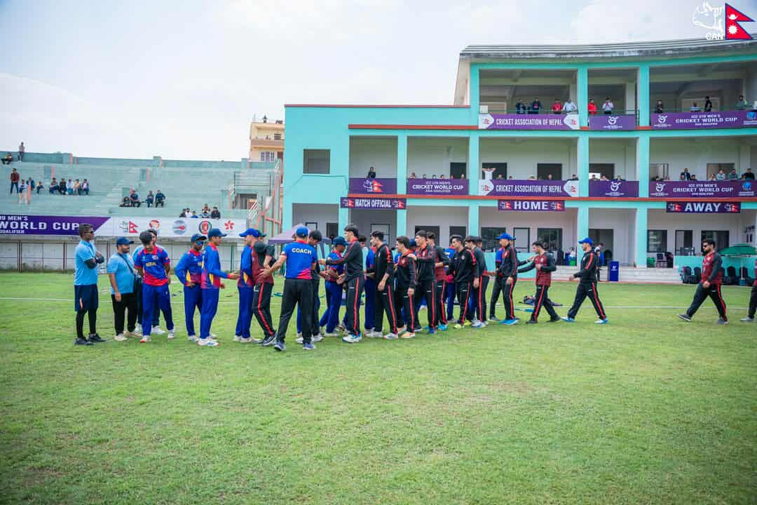 वर्षाले खेल रद्द हुँदा नेपाललाई पछि पार्दै अफगानिस्तान विश्वकपमा