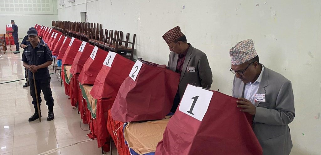 एमाले बागमतीको मतदान अन्तिम चरणमा