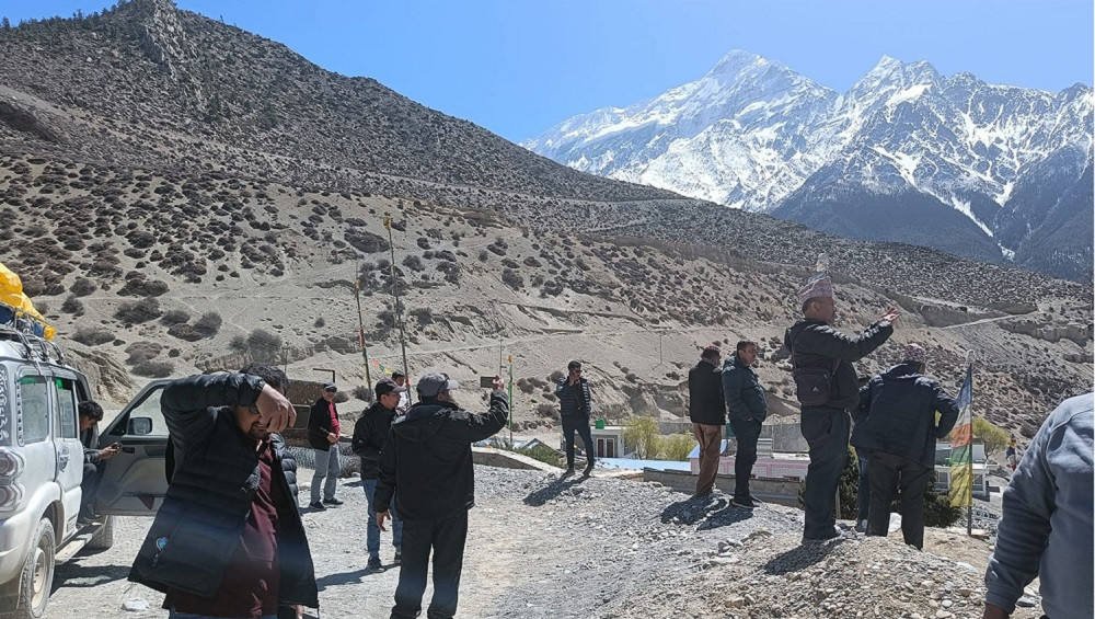 मुस्ताङमा चार महिनामा ५१ हजार बढी विदेशी पर्यटक भित्रिए