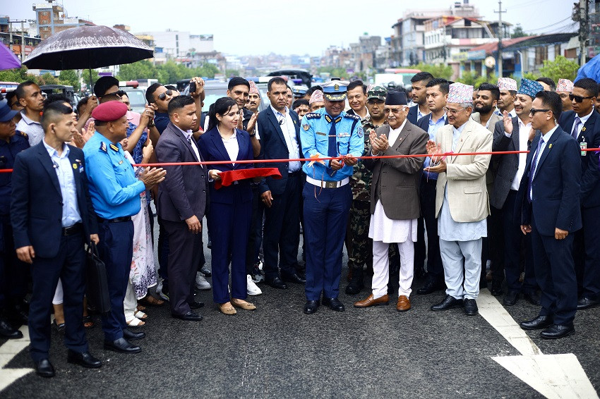 प्रधानमन्त्रीले गरे ग्वार्को ओभरपासको उद्घाटन