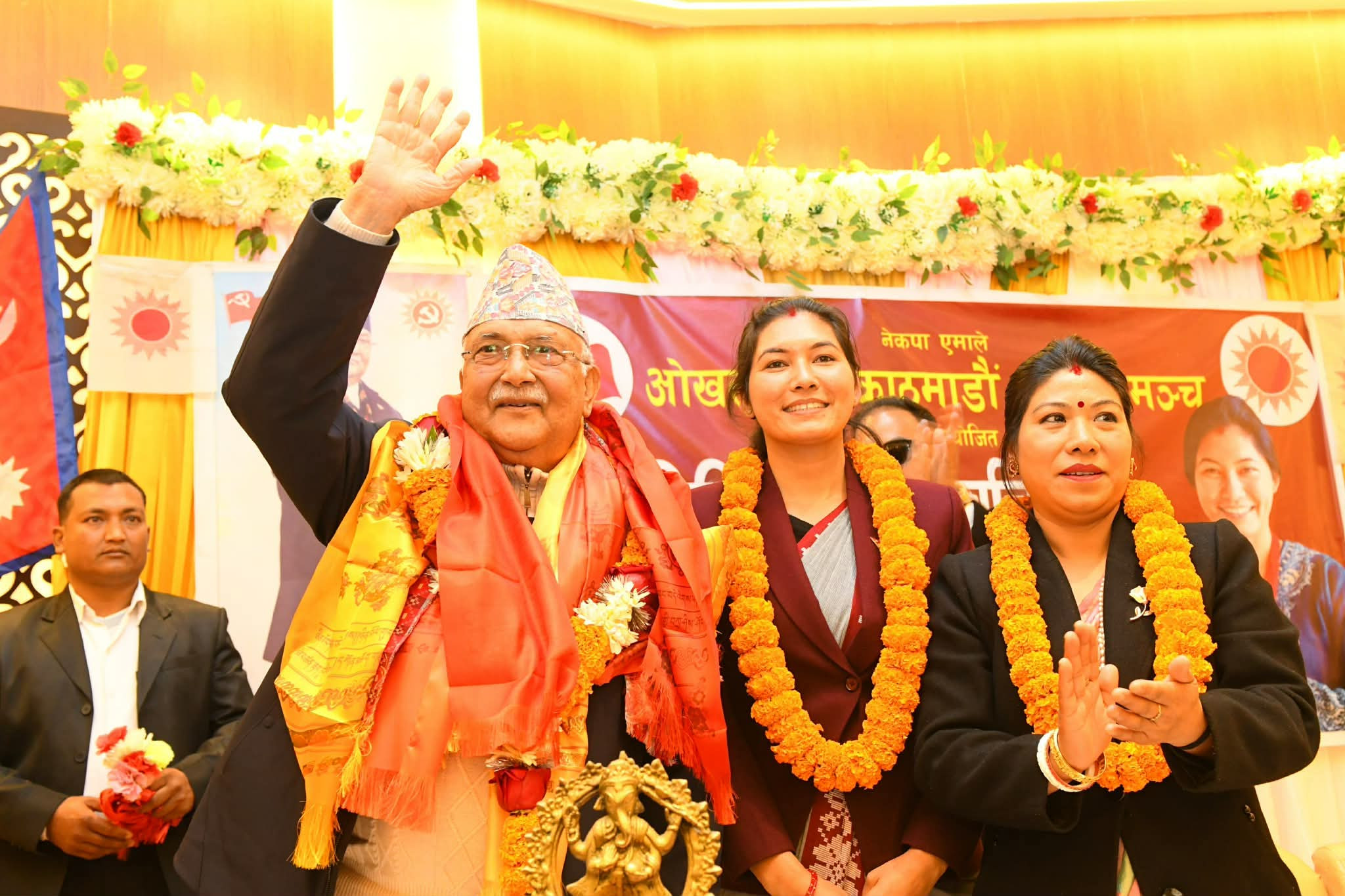 ओलीको आग्रह–ओखलढुंगाबाट अस्मिता थापा जिताउनुस्,विकासको जम्मा म लिन्छु