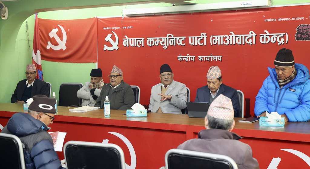 राष्ट्रपतिबारे अन्तिम निर्णय लिने जिम्मा प्रधानमन्त्री प्रचण्डलाई