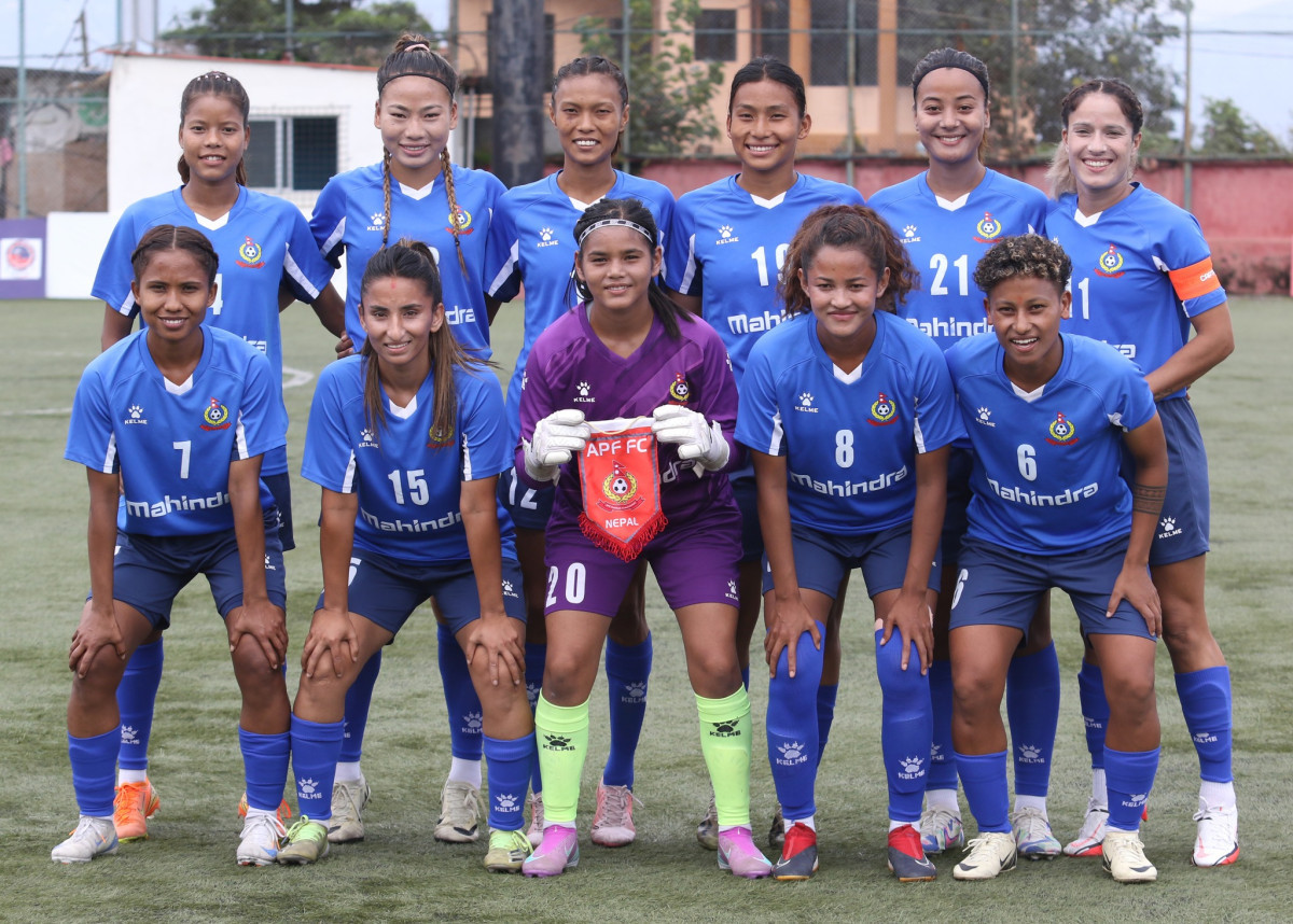 एन्फा महिला लिग फुटबल: विभागीय टोली एपीएफ विजयी