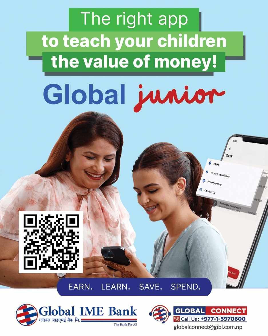 ग्लोबल आइएमई बैंकद्वारा बालबालिका लक्षित ग्लोबल जुनियर एप सार्वजनिक