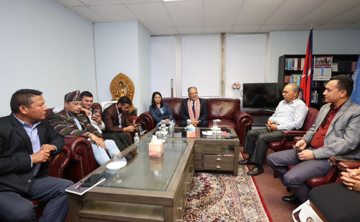 न्युयोर्कमा प्रधानमन्त्री प्रचण्डले भने- विदेशमा रहेका नेपालीलाई मताधिकारबाट बञ्चित हुन दिन्नौं