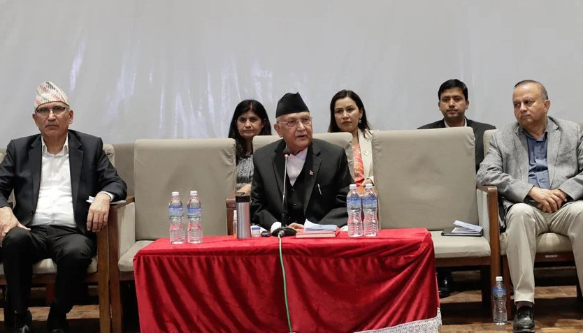 सत्तारुढ प्रमुख घटक नेकपा एमाले संसदीय दलको बैठक सुरु