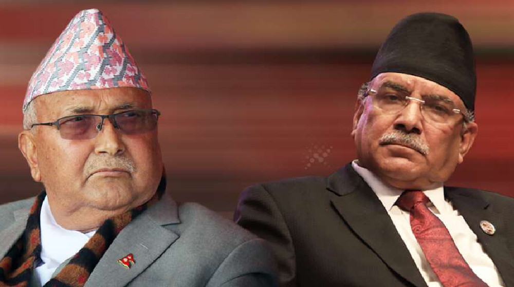 ओली र प्रचण्डको कुराकानी : संघीय लोकतान्त्रिक गणतन्त्रको रक्षाका लागि ज्यान छोडेर सडकमा जान्छौँ