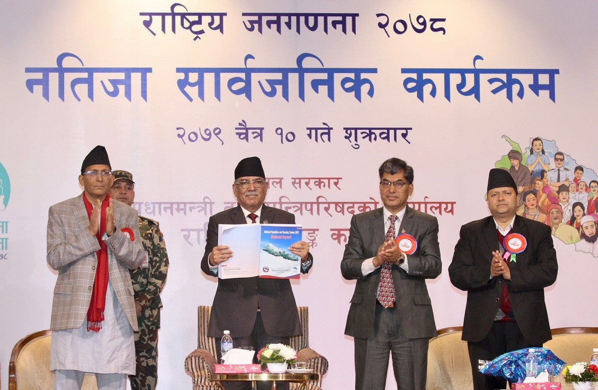 नेपालको जनसङ्ख्या वृद्धिदरमा असन्तुलन : प्रधानमन्त्री प्रचण्ड